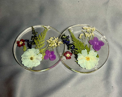 Custom Floral Coasters