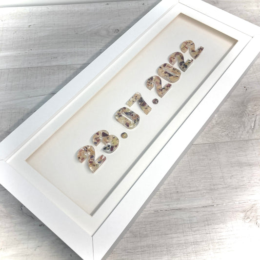 Flower Preservation framed date