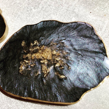 Space Grey geode style Coasters