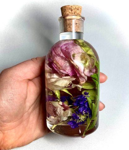 Flower Preservation corked bottle